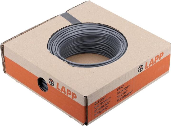 Produktbild Lapp PVC Leitung H05V-K 1 x 1mm² 100m Grau (100 m)