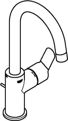 Produktbild Grohe Einhand-Waschtischbatterie BAUEDGE