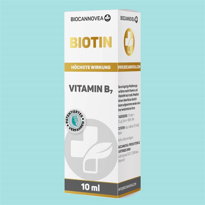 Image du produit Biocannovea Biotin Vitamin B7 (1 pièce(s), Gouttes, 52 g)