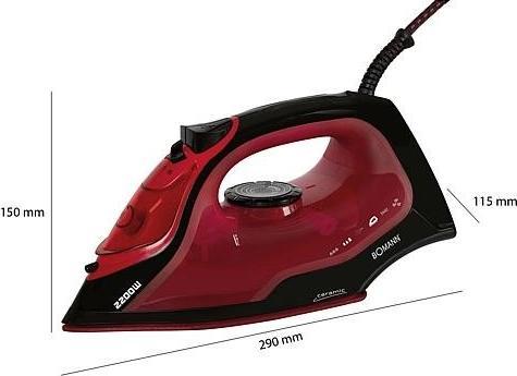 Actual product image Bomann DB6035CB black / red (2200 W)