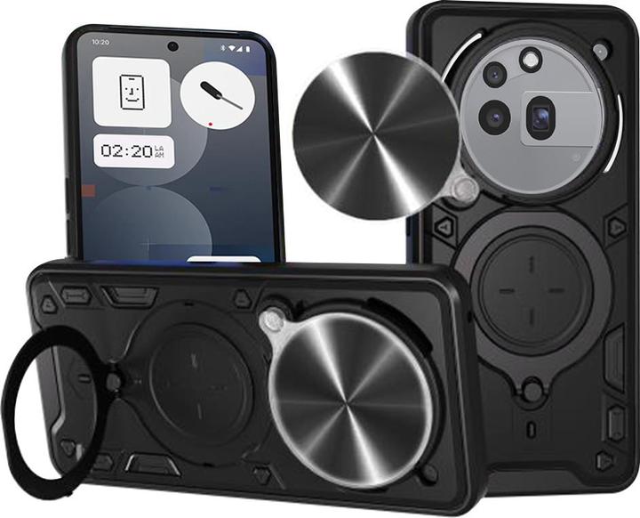 Actual product image Techsuit - CamGuard Pro - Nothing Phone (3a) Pro - Black (Nothing Phone (3a) Pro)