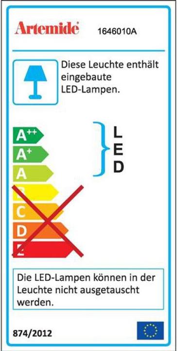 Energie-Label Artemide Microsurf (2000 lm)