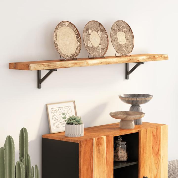 Produktbild VidaXL Tischplatte Rechteckig Baumkante Holzplatte Möbelplatte Massivholz Akazie