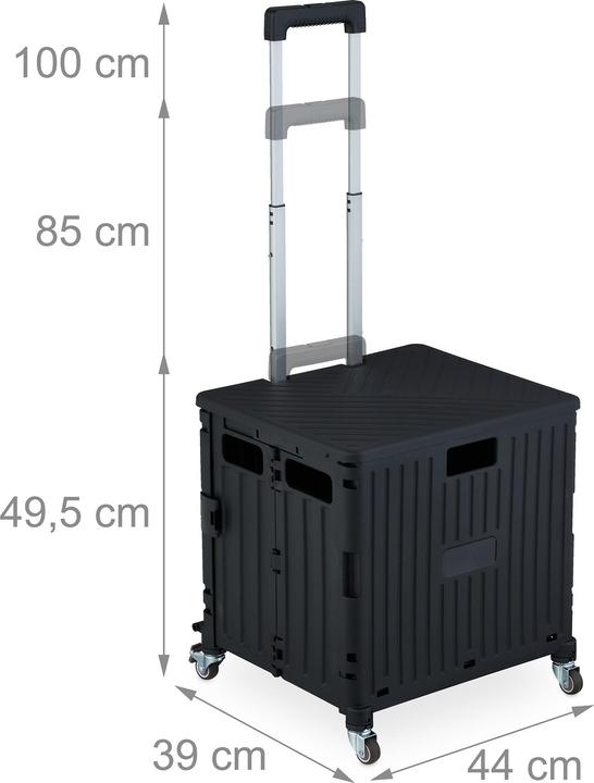 Immagine prodotto Relaxdays Carrello pieghevole