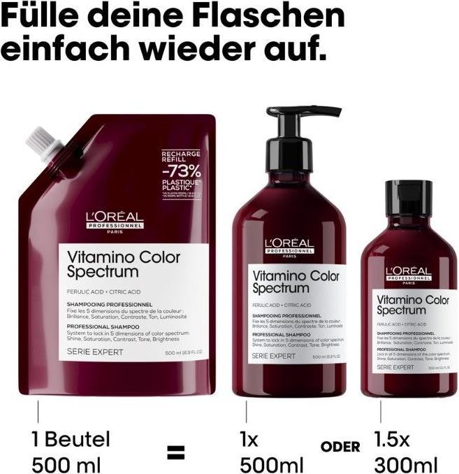Produktbild L'Oréal Professionnel SE Vitamino Color Spectrum (500 ml, Flüssiges Shampoo)