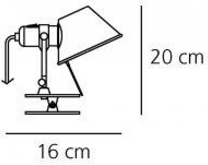 Produktbild Artemide Tolomeo Micro Pinza (267 lm, E14)