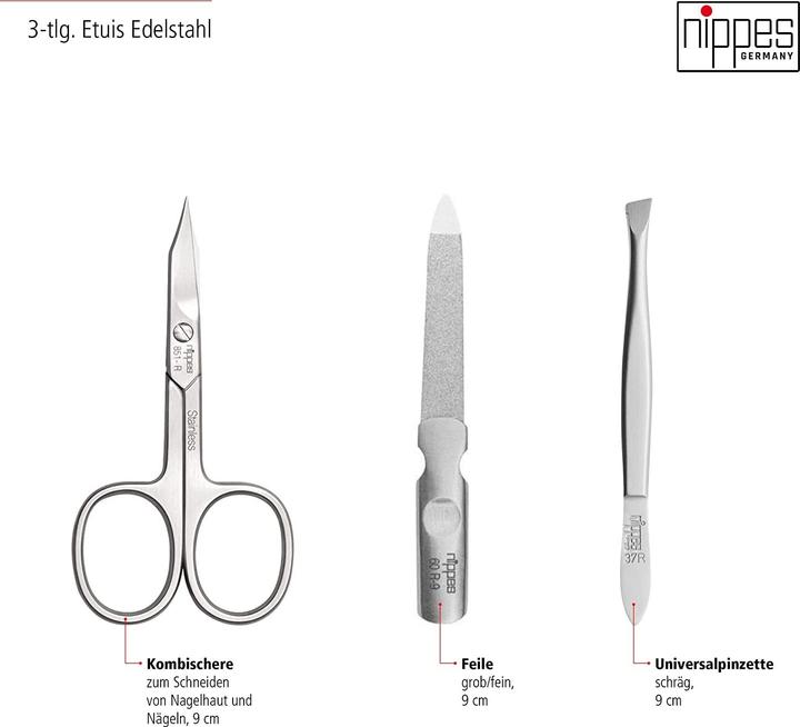 Actual product image Nippes Manicure set, 3-piece