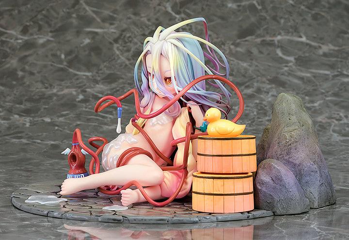Actual product image Phat! No Game No Life statuette PVC 1/7 Shiro: Hot Spring Ver. 11 cm