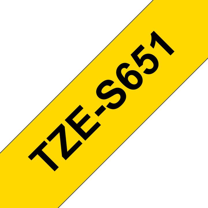 Produktbild Brother TZe-S651 (2.40 cm, Gelb)