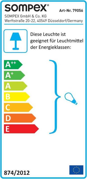 Label énergétique Sompex XXL (E27)