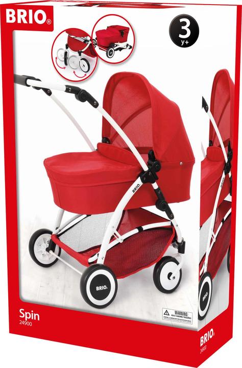 Image du produit Brio Poussette de poupée Spin avec roues pivotantes