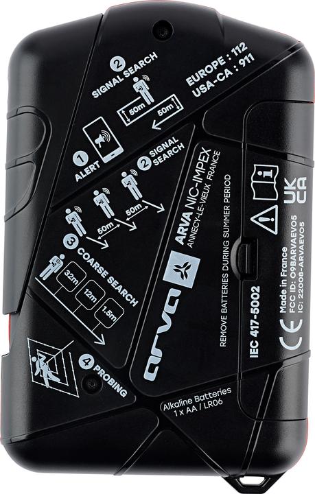Actual product image Arva Evo5+ 2025 (Avalanche transceiver)