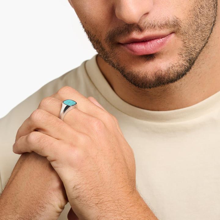 Produktbild Thomas Sabo Ring Klassisch Türkis (68, 925 Silber)