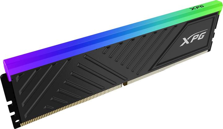 Actual product image Adata DDR4 16GB 3200-16 XPG D35 RGB bk Single Tray black (1 x 16GB, 3200 MHz, DDR4-RAM, DIMM)