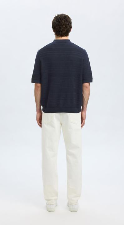 Image du produit Selected Homme Textured Polohemd aus Strick (S)
