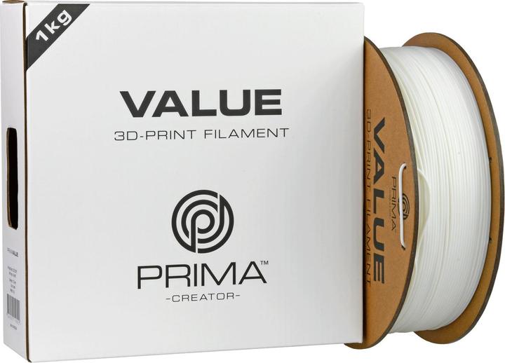 Actual product image Prima Creator PrimaValue ABS -filamentti 3D -tulostimeen,, valkoinen (ABS, 1.75 mm, 1000 g, White)