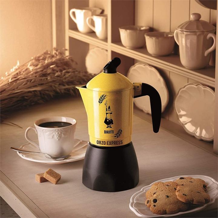 Immagine prodotto Bialetti Orzo Express - Pentola moka - Alluminio - Nero - Alluminio - 4 tazze - Orzo E (4 T.)