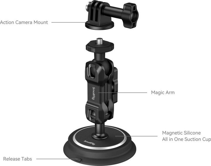 Image du produit SmallRig Cupule d'aspiration magnétique Magic Arm (Divers)