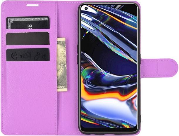 Produktbild MU Classic Litchi Leder Bookcover Series (Realme 7 Pro)