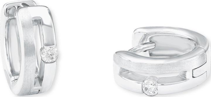 Produktbild Amor Creolen (Zirkonia, Silber)