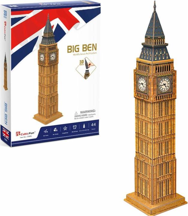 Actual product image Cubicfun 3D Puzzle Game Big Ben- (44 pieces)