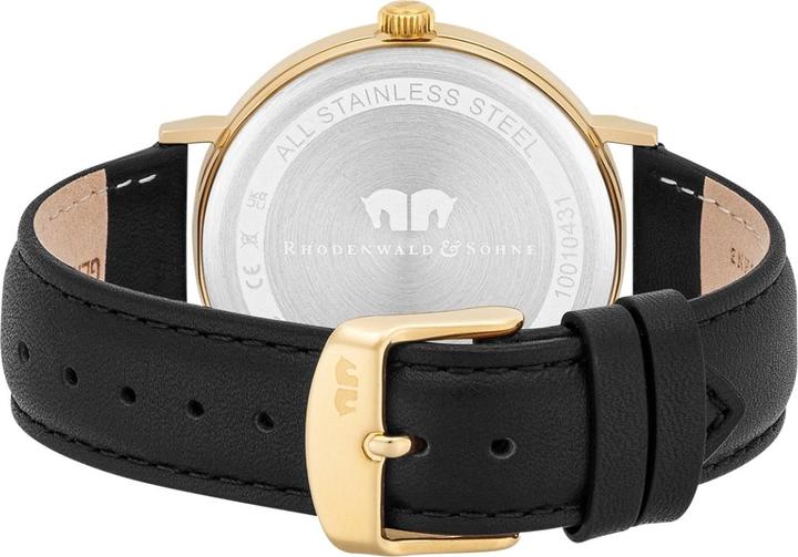 Image du produit Montre à quartz Adelsmann cuir véritable or jaune - 34114 (Montre analogique, 42 mm)