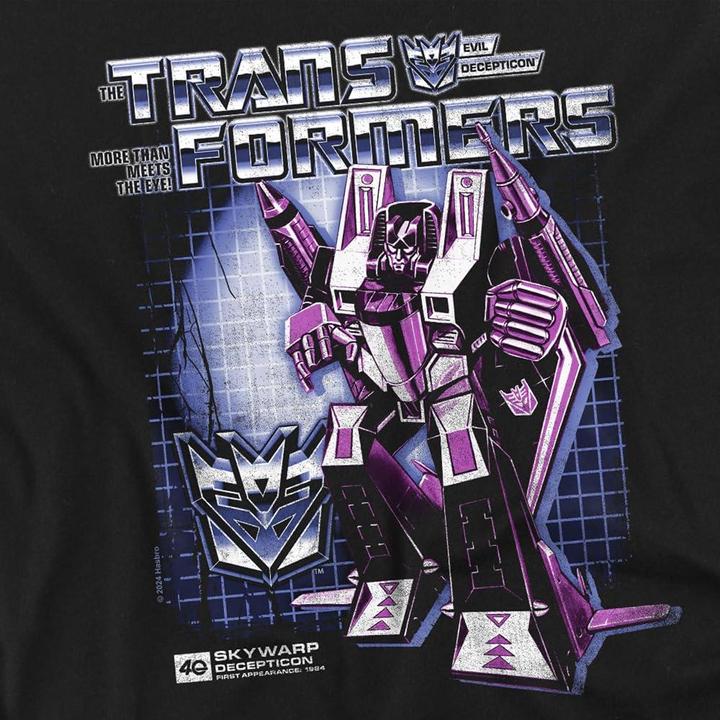 Actual product image Transformers Mens Skywarp 40th T-Shirt (3XL)