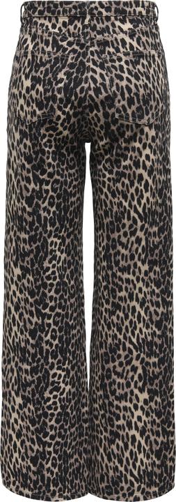 Actual product image Only Wide leg cut leopard trousers trousers (W30/L32)