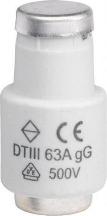 Hager Sicherung DIII E33 63A gG 500V (63 A, Träge)