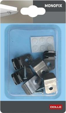 Produktbild Dolle Regalbodenfixierung Monofix edelstahl, 12-tlg