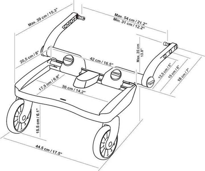 Actual product image Lascal BuggyBoard Maxi