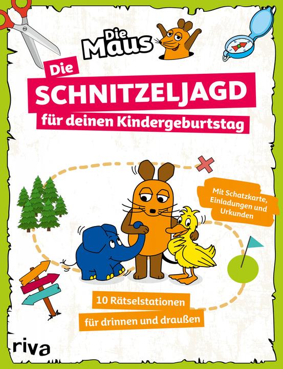Produktbild Die Maus - Die Schnitzeljagd für deinen Kindergeburtstag (Deutsch, Riva Verlag, 2021)