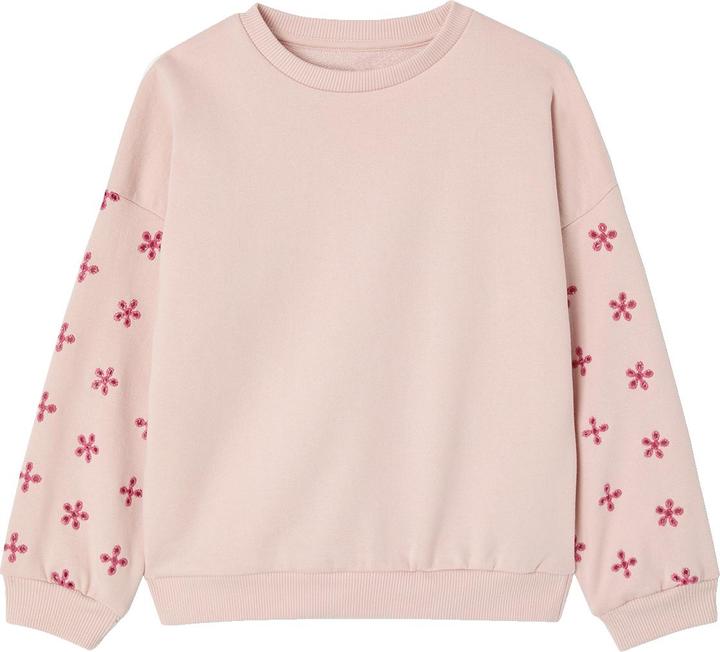 Produktbild Vertbaudet Mädchen Sweatshirt mit Lochmuster, Recycling-Polyester (92)