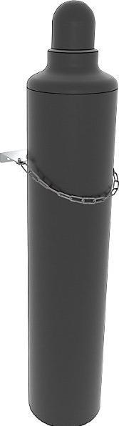 Produktbild eurokraft basic Gasflaschen-Wandhalterung
