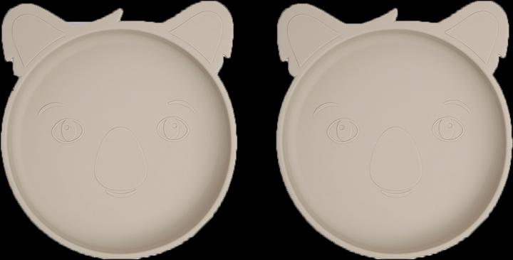 Actual product image Nuuroo 2 Pack Silicone Plate Koala Cobblestone