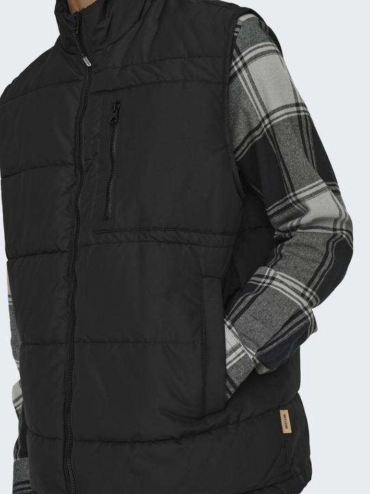Immagine prodotto Only & Sons Gilet a collo alto trapuntato (S)