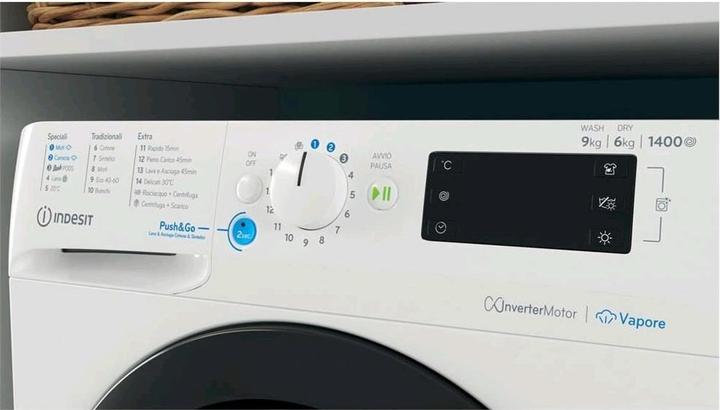 Image du produit Indesit Lave-linge séchant posable BDE 96436 WKV IT - BDE 96436 WKV IT