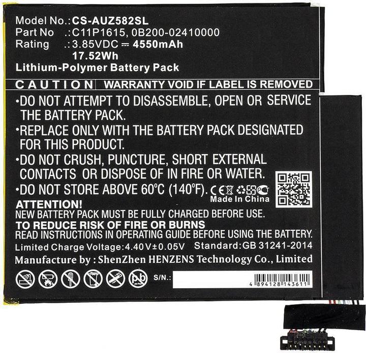 Actual product image CoreParts Battery for Asus Tablet