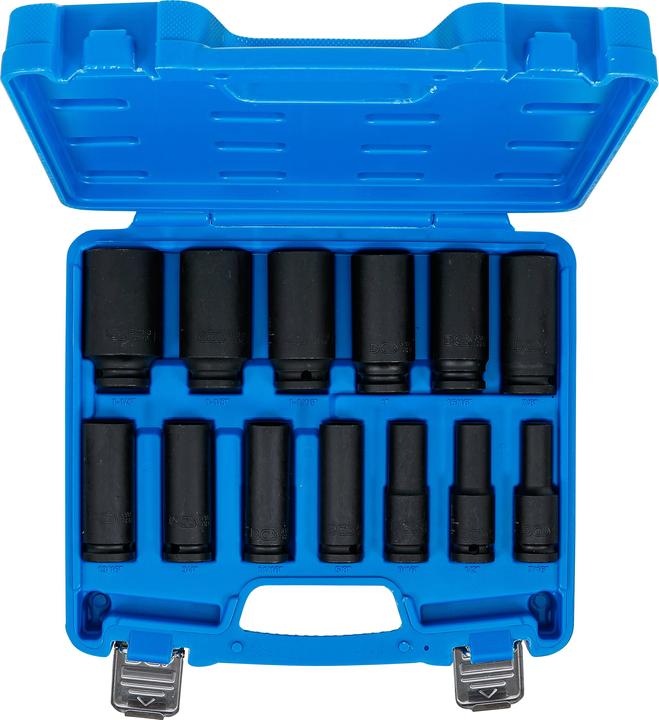Immagine prodotto BGS Set di bussole esagonali, profonde 12,5 mm (1/2") dimensioni in pollici 13 pz. (12,5 mm)