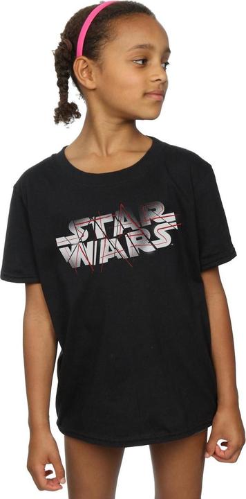 Produktbild Star Wars The Last Jedi Spray Logo TShirt Mädchen (140, 146)