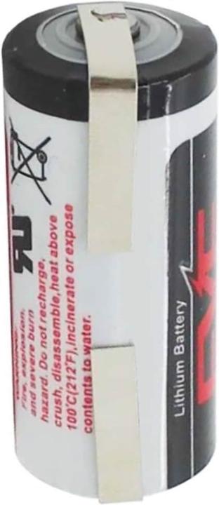Actual product image Eve Batterie Battery ER 14335, 2/3 AA ER14335 solder tag U-shape (1 pcs., AA, 1650 mAh)