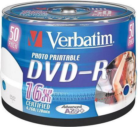 Produktbild Verbatim Dvd-R (50 x)