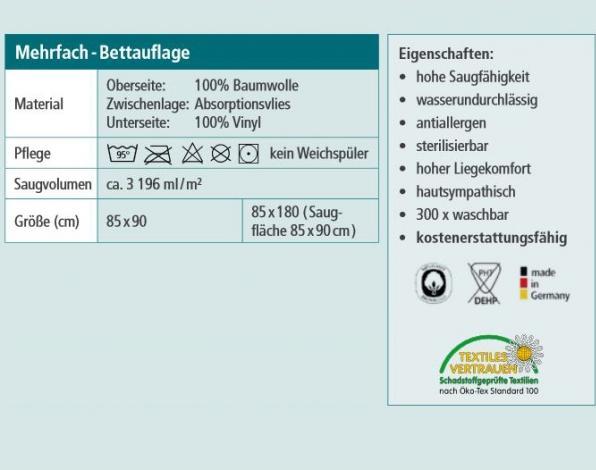 Produktbild Suprima Mehrfach Bettauflage Baumwolle (1 x)