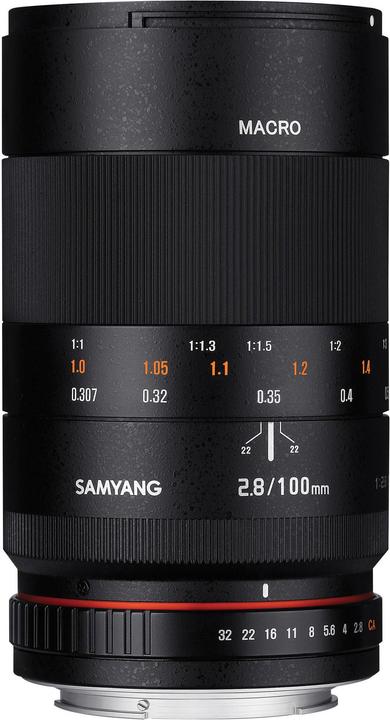 Produktbild Samyang 100mm f/2.8 ED UMC Makro - Canon EF (Canon EF, Canon EF-S, Vollformat)