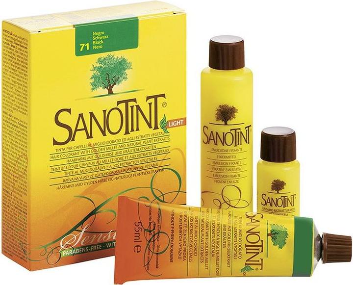 Immagine prodotto Sanotint Sensitive Light Haarfarbe 71 schwarz (71)