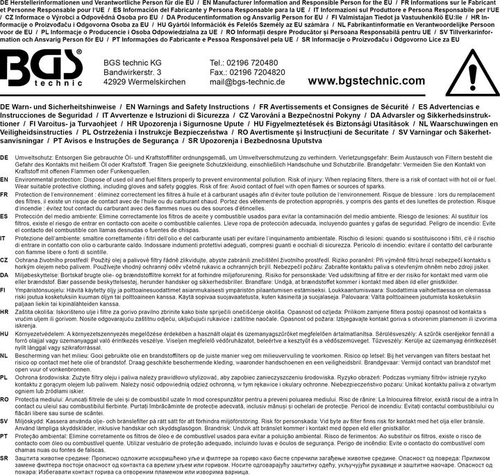 Produktbild BGS Ölfilterschlüssel 14-kant Ø 74 mm für Mercedes-Benz, VW