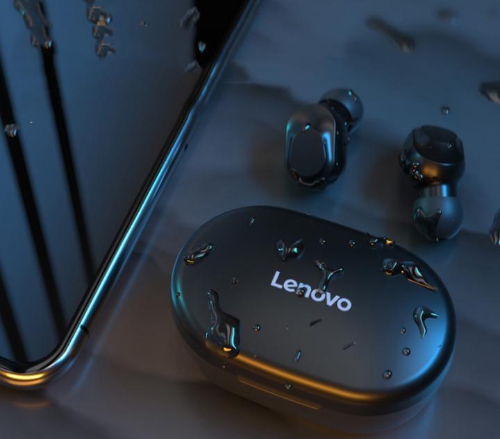 Immagine prodotto Lenovo Auricolari XT91 TWS (nero) (5 h, Senza fili)