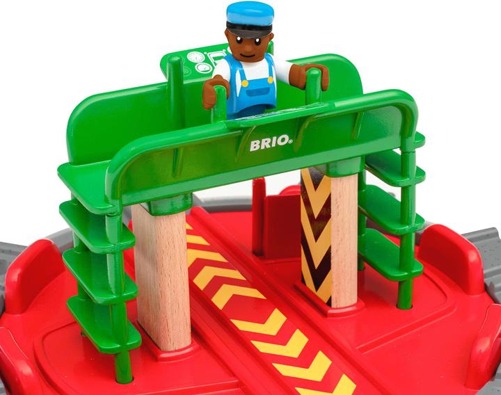 Actual product image Brio Locomotive turntable with control bridge
