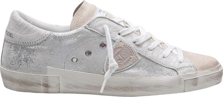 Produktbild Philippe Model sneakers prsx low in laminated leather silver (40)