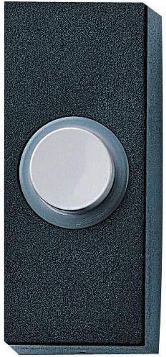 Produktbild Friedland Klingeltaster Kst sw AP rechteck m.Bel D534